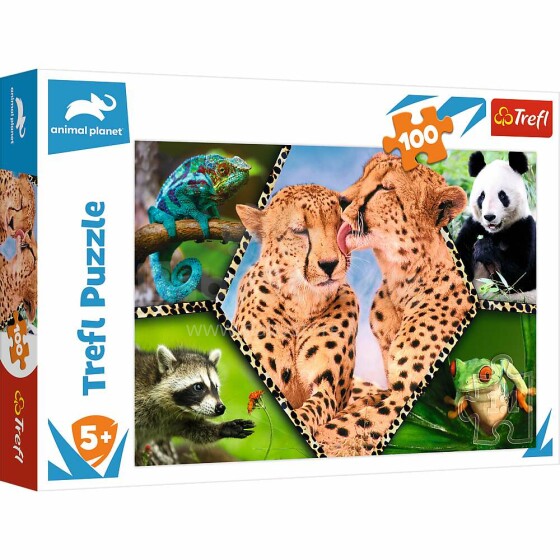 TREFL Puzzle Animals, 100 pcs