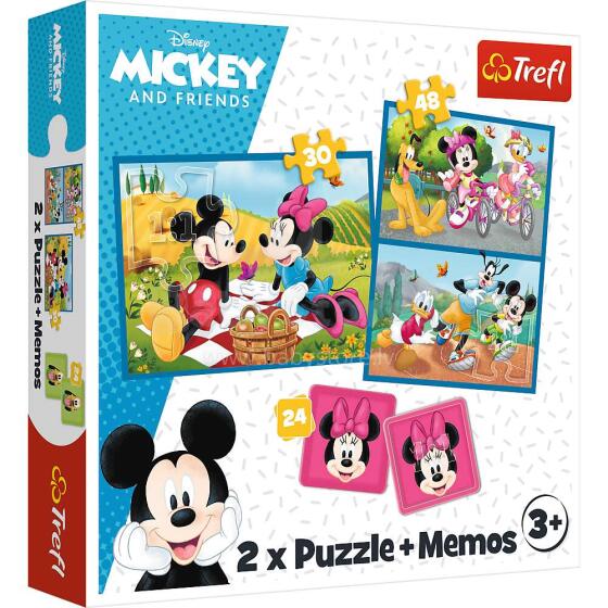 TREFL DISNEY Puzzle Set Mickey-Mouse 30+48+M24