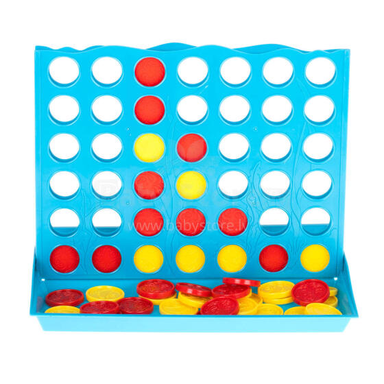 Ikonka Art.KX6866 Lucky four puzzle game 25x19x20cm