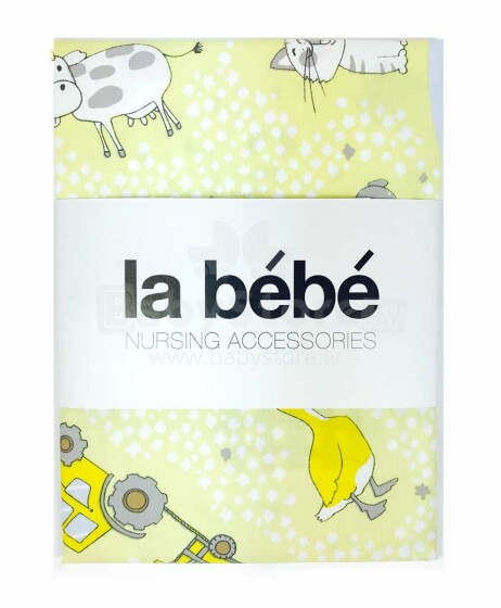 La Bebe™ Set 100x140/40x60 Art.49693 Animals Комплект детского постельного белья из 2х частей 100x140cm.40x60cm