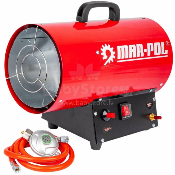 MAR-POL Gas heater 20 kW, hose + reducer