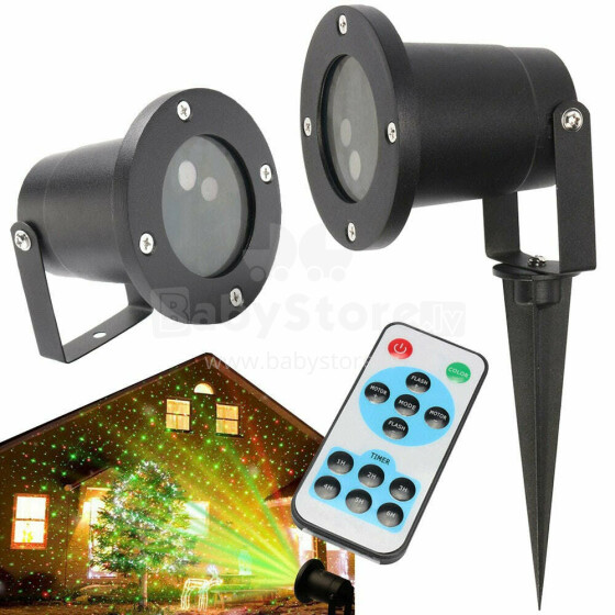Outdoor Christmas laser projector with remote control