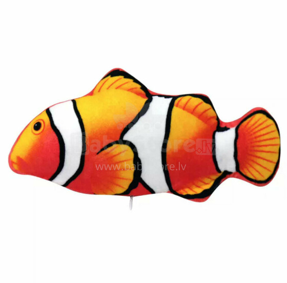 Moving fish toy for cats, orange
