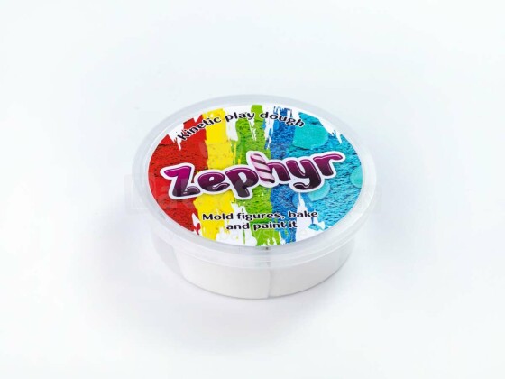 ZEPHYR Art.958092 150 г - кинетический зефирный пластилин (белый)