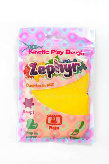 ZEPHYR Art.812798 75 г - кинетический зефирный пластилин (желтый)