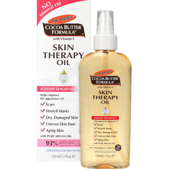 Palmer's Skin Therapy Oil Art.73037 Terapijas eļļa ķermenim ar mežrozīšu smaržu,150ml