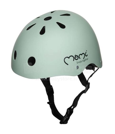 Momi Mimi Helmet Art.ROBI00050 Green Mat   Certified, adjustable helmet for children M (48-52 cm)