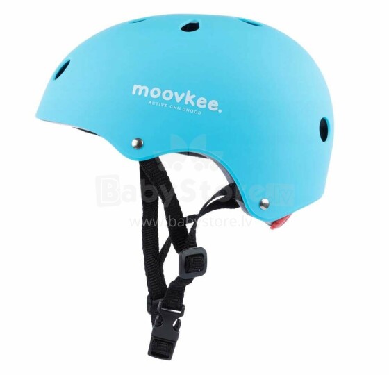 Moovkee Helmet Art.150115 Blue  Сертифицированный, регулируемый шлем/каска для детей  (48-55 cm)
