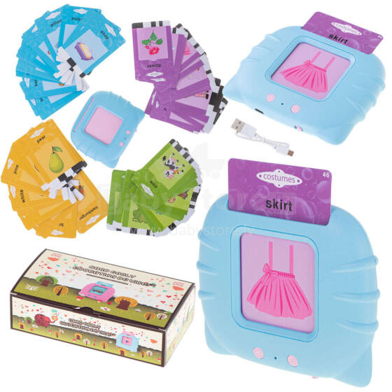 Ikonka Art.KX4960_1 English vocabulary card reader 112 cards