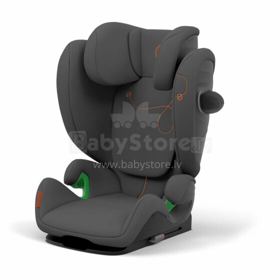Cybex Solution G i-Fix 100-150cm, Lava Grey automobilinė kėdutė  (15-50kg)