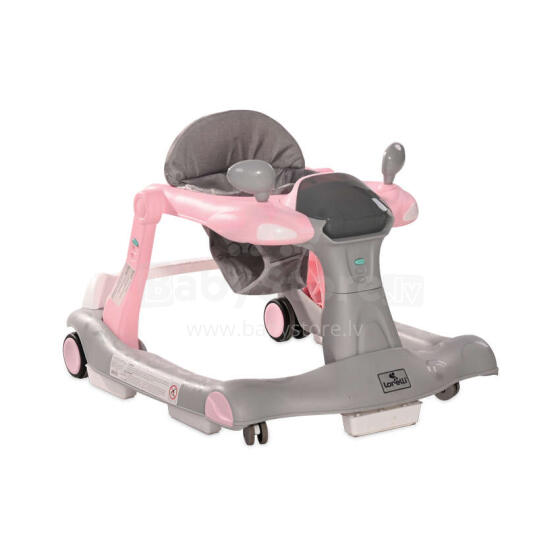 Lorelli Baby Walker RIDER 2in1 Art.10120390002 PINK&WHITE Ходунки для первых шагов