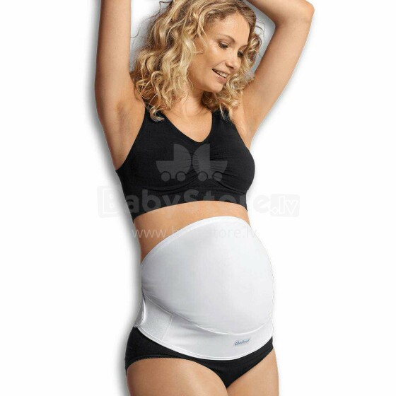 Carriwell Seamless Maternity Adjustable Support Band White Бесшовный дородовой пояс (бандаж) для беременных