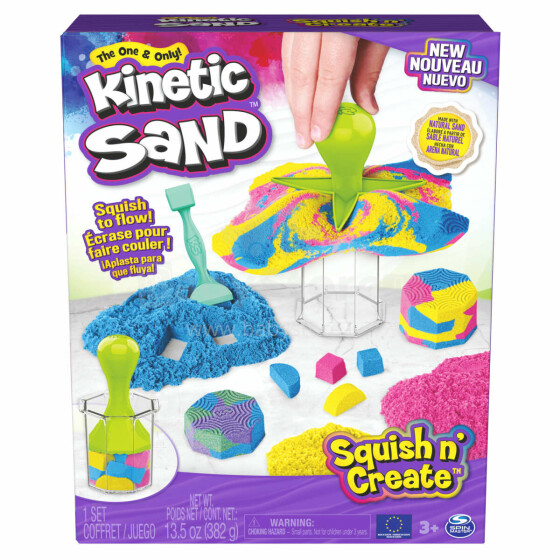 KINETIC SAND Playset Squish N´ Create