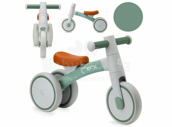 MoMi Tedi Art.ROBI00035 Green мини велосипед