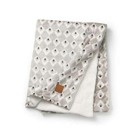 Elodie Details Pearl Velvet Blanket Art.265487 Pioneer Spirit Greige