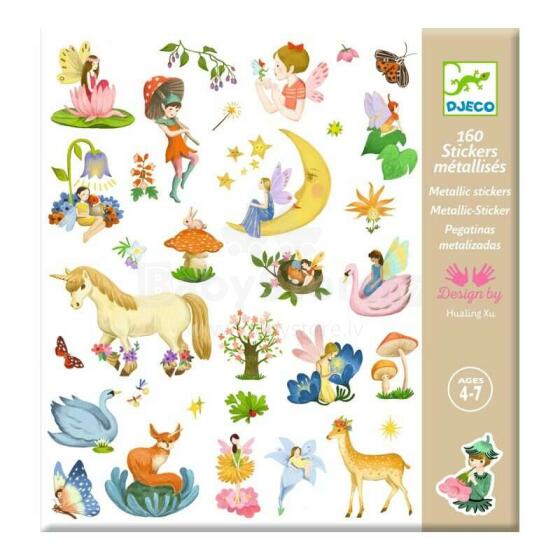 Djeco Stickers Fantasy Art.DJ09279 Наклейки (160 шт.)