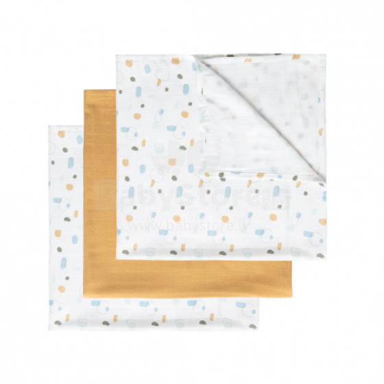 Luma Muslin Towel Art.L05125 Child's Play High quality bamboo muslin diaper, 3 pcs (70x70cm)