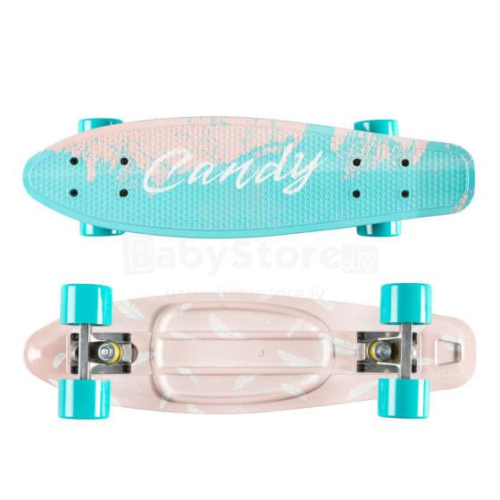 Qkids Galaxy Penny Board Art.DESK00004 Feather Bērnu skrituļdēlis