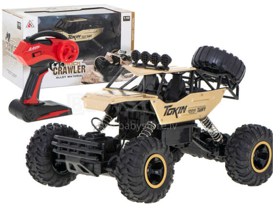 Ikonka Art.KX7501_1 RC auto Rock Crawler 1:12 4WD METAL zelts