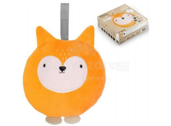 MoMi LULU Fox Art.AKCE00012 Orange Musical plush toy
