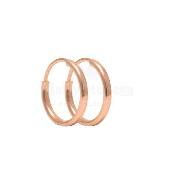 Gold Jewellery Art.ZAK08 Zelta auskari - riņķīši