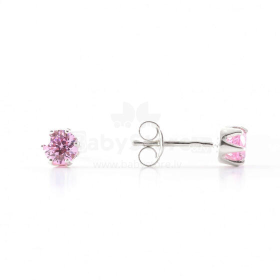 Silver Jewellery Art.SA5H1603R Серебряные серьги-гвоздики