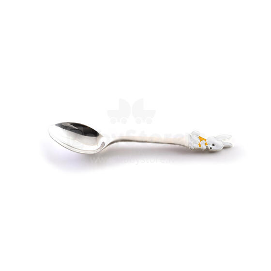 Silver Jewellery Art.STK12851130 Детская серебряная ложечка Зайчик