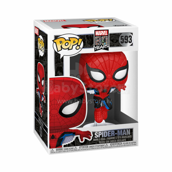 FUNKO POP! Marvel 80th Vinyylihahmo Spider-Man, 9,5 cm