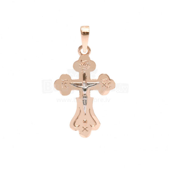 Gold Jewellery Art.ZKX3KP09372RW/1 Золотой крестик (православный)