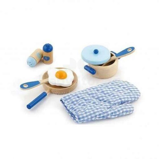 Viga Kitchen Set Art.50115 Игровой набор из дерева Посуда