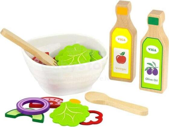 Viga Salad Playset Art.51605 Игровой набор из дерева