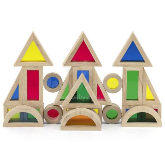 Viga Color Blocks Art.44563 Koka klucīši