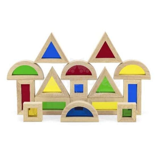 Viga Color Blocks Art.44565  Блочные геометрические фигуры