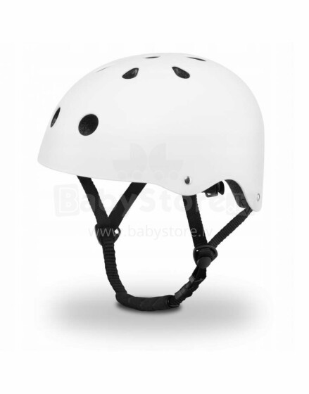 Lionelo Helmet Art.150638 White Adjustable helmet for children