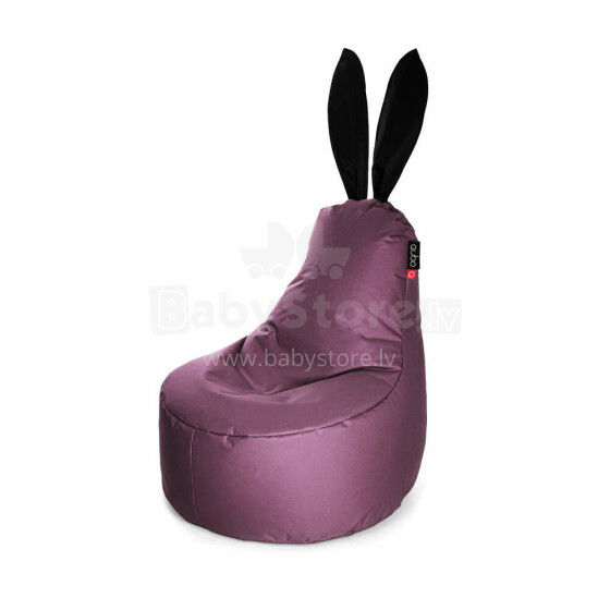 Qubo™ Mommy Rabbit Black Ears Wildberry POP FIT beanbag