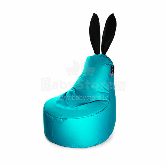 Qubo™ Mommy Rabbit Black Ears Aqua POP FIT beanbag