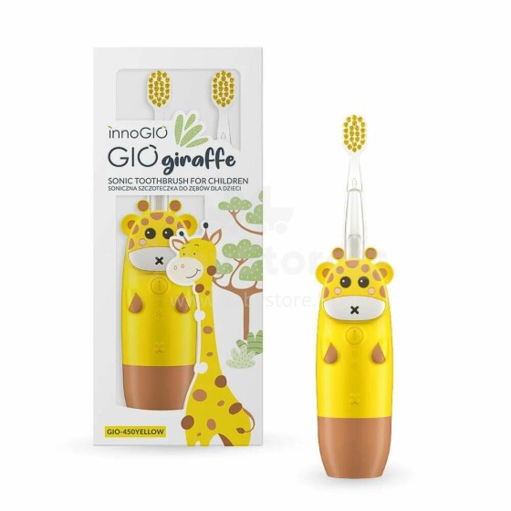InnoGio Gio Girraffe Sonic Art.GIO-450 Yellow  Электрическая зубная щётка