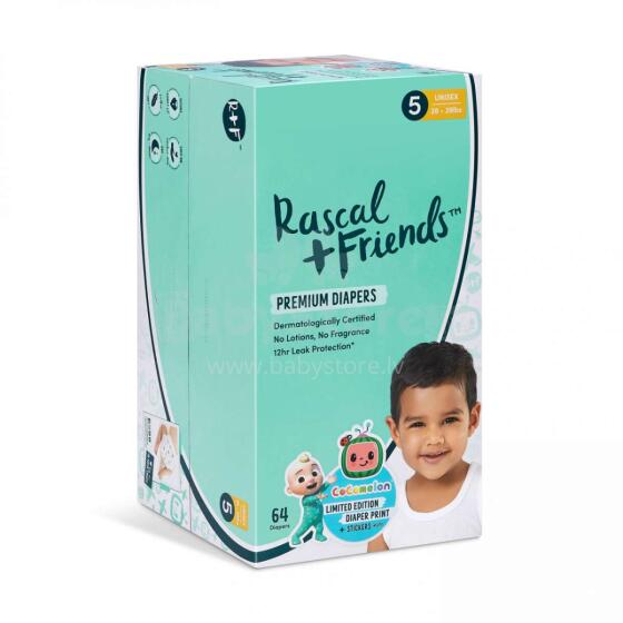 RASCAL + FRIENDS autiņš, 5 izmērs, 64 gab., 13-18 kg, 93619