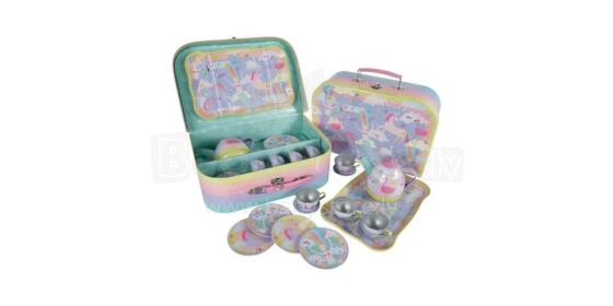 Floss&Rock Zuja Art.43P6398 Musical Tin Tea Set - Fantasy