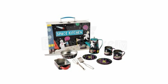 Floss&Rock Zuja Art.40P3572 Tin Kitchen Set - Space