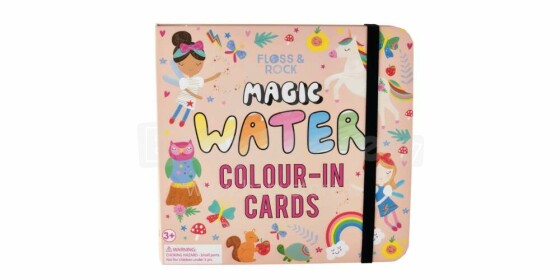 Floss&Rock Zuja Art.40P3604 Magic Colour Changing Water Cards - Rainbow Fairy