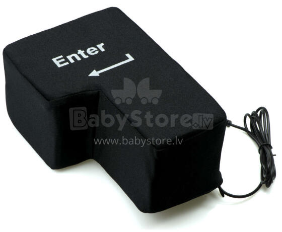 Ikonka Art.KX7674 ENTER key large anti-stress USB cushion