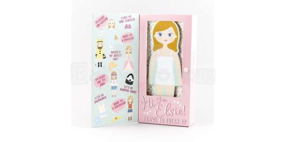 Floss&Rock Zuja Art.36P2683 Wooden Magnetic Dress Up Doll - Elsie