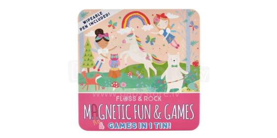 Floss&Rock Zuja Art.40P3563 Magnetic Fun & Games - Rainbow Fairy 4 in 1
