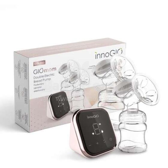 InnoGio Double Breast Pump Art.GIO-350 Elektriskais krūta piena laktators  (divām krūtīm)
