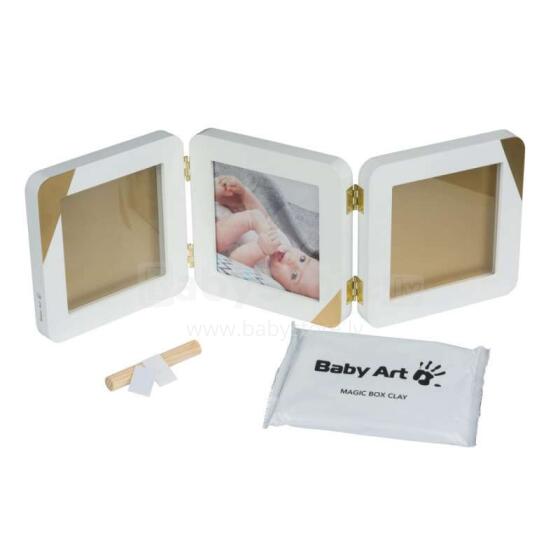 Baby Art Hand & Footprint art.3601098600 Trīsdaļīgs Ramītis ar nospiedumiem