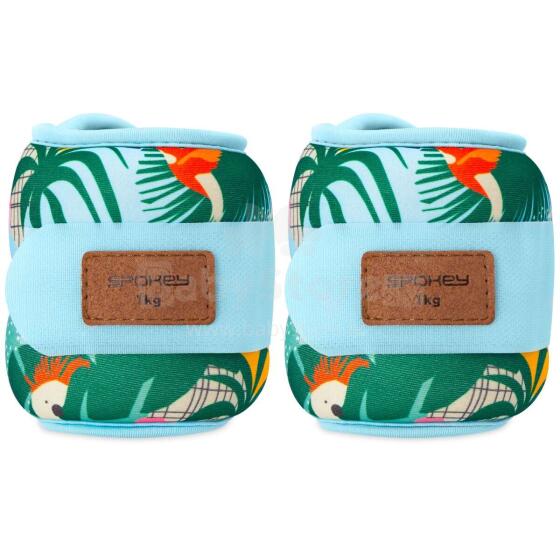 Spokey HOME JUNGLE Art.9415240 Утяжелители для лодыжек и запястий 2x1kg