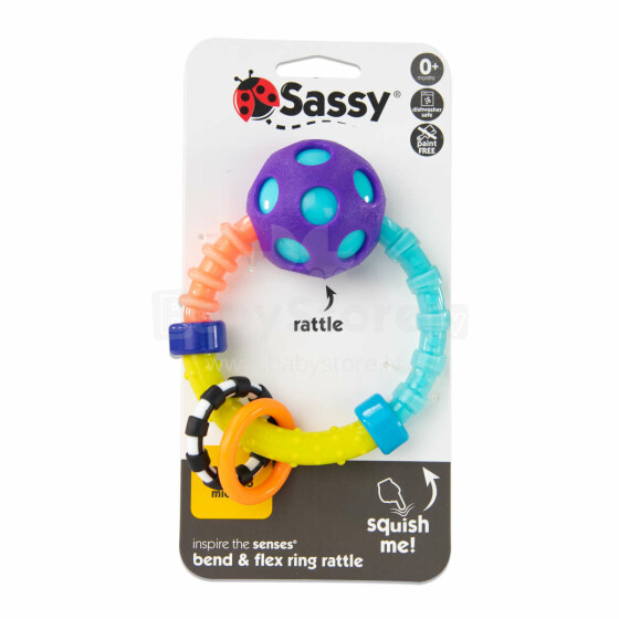 SASSY Rattle Bend & flex ring