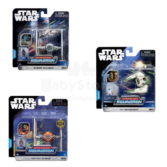 STAR WARS Micro Galaxy Small vehicle with figure W3