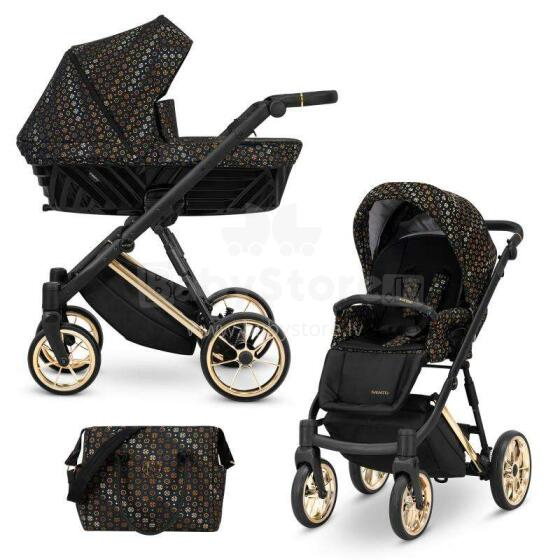 Kunert Ivento Premium Art.IVE-02 Black Style Universālie rati/ratiņi 2in1
